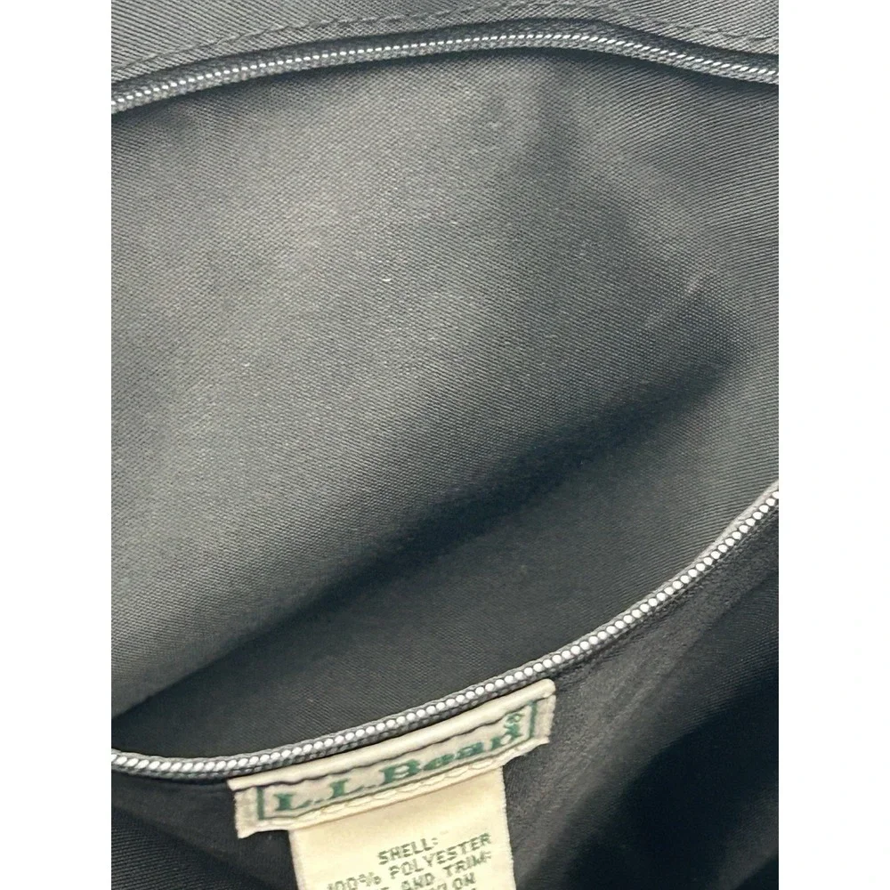 L.L.‎ Bean Large Black Computer Shoulder Tote Bag Multiple Pockets Professional